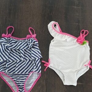 Pair Of 18M Girls Swimsuits